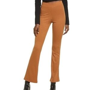 BP Brown Ribbed Knit Pants